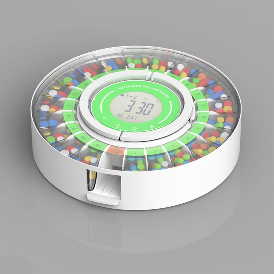 2026 Custom Reminder Smart Automatic Electronic Pill Dispenser Organizer with 9 Alarm
2026 Custom Reminder Smart Automatic Electronic Pill Dispenser Organizer with 9 Alarm