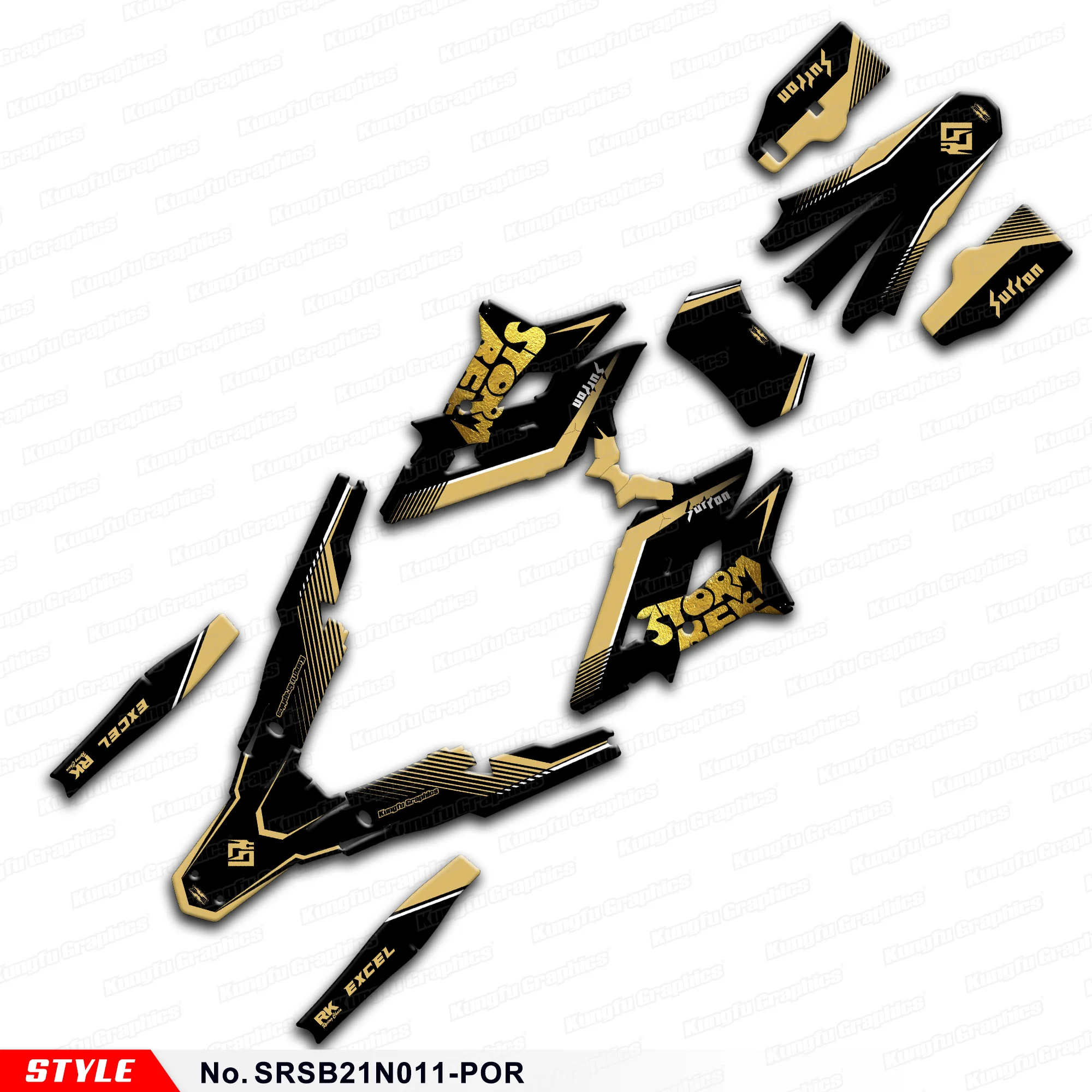 JY RACING Motorcycle Graphics Vinyl Wrap for Storm Bee Dirt eBike, Restyled, SRSB21N011-POR
JY RACING Motorcycle Graphics Vinyl Wrap for Storm Bee Dirt eBike, Restyled, SRSB21N011-POR