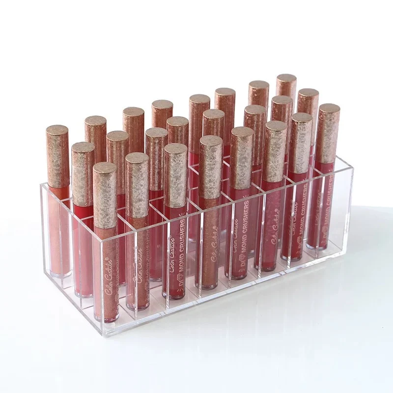 2Pcs 24 Grid Lipstick Holder Acrylic Cosmetics Storage Box Makeup Nail Polish Organizer Makeup Brush Eyeliners Pen Display Stand
2Pcs 24 Grid Lipstick Holder Acrylic Cosmetics Storage Box Makeup Nail Polish Organizer Makeup Brush Eyeliners Pen Display Stand