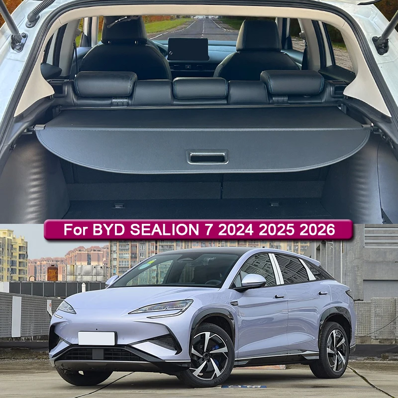 Car Styling For BYD SEALION 7 2024 2025 2026 Canvas Car Rear Trunk Curtain Cover Rear Rack Partition Shelter Protect Privacy
Car Styling For BYD SEALION 7 2024 2025 2026 Canvas Car Rear Trunk Curtain Cover Rear Rack Partition Shelter Protect Privacy