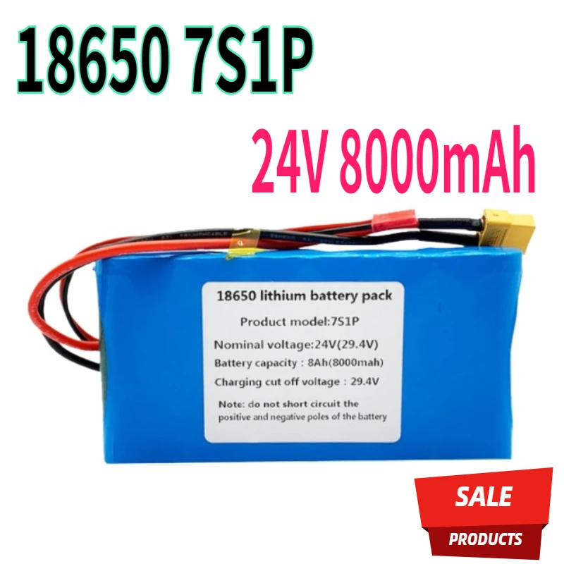 18650 7S1P 24V 8000mAh Li-ion Battery Pack with BMS,For Monitoring Speaker Small Electric Unicycle Rechargeable Battery
18650 7S1P 24V 8000mAh Li-ion Battery Pack with BMS,For Monitoring Speaker Small Electric Unicycle Rechargeable Battery