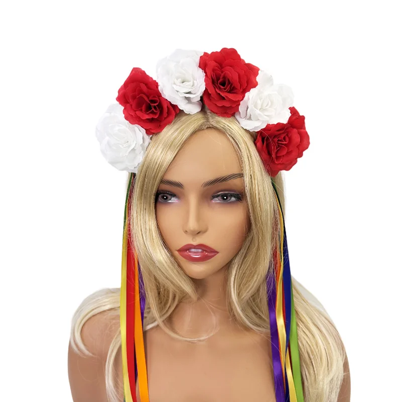 Новая повязка на голову «Радужный цветок» с лентами, персонализированная, для фестивалей, танцевальных вечеринок, аксессуар для волос
Новая повязка на голову «Радужный цветок» с лентами, персонализированная, для фестивалей, танцевальных вечеринок, аксессуар для волос