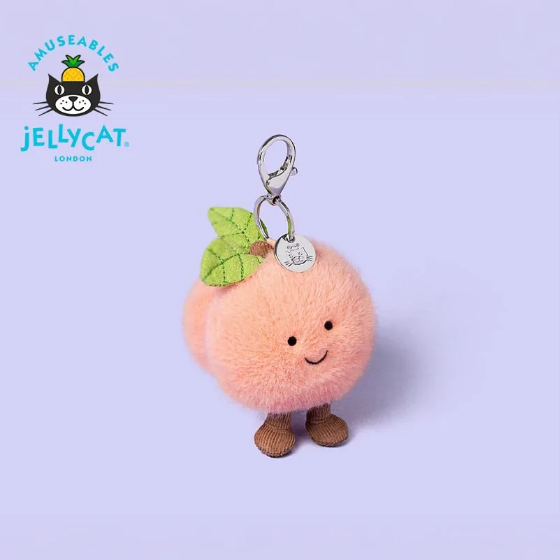 Kawaii Jellycat Fun Two-Leaf Peach Bag Charm Plush Keychain Pink Peach Fruit, Cute Doll, Soft Doll, Birthday Gift
Kawaii Jellycat Fun Two-Leaf Peach Bag Charm Plush Keychain Pink Peach Fruit, Cute Doll, Soft Doll, Birthday Gift