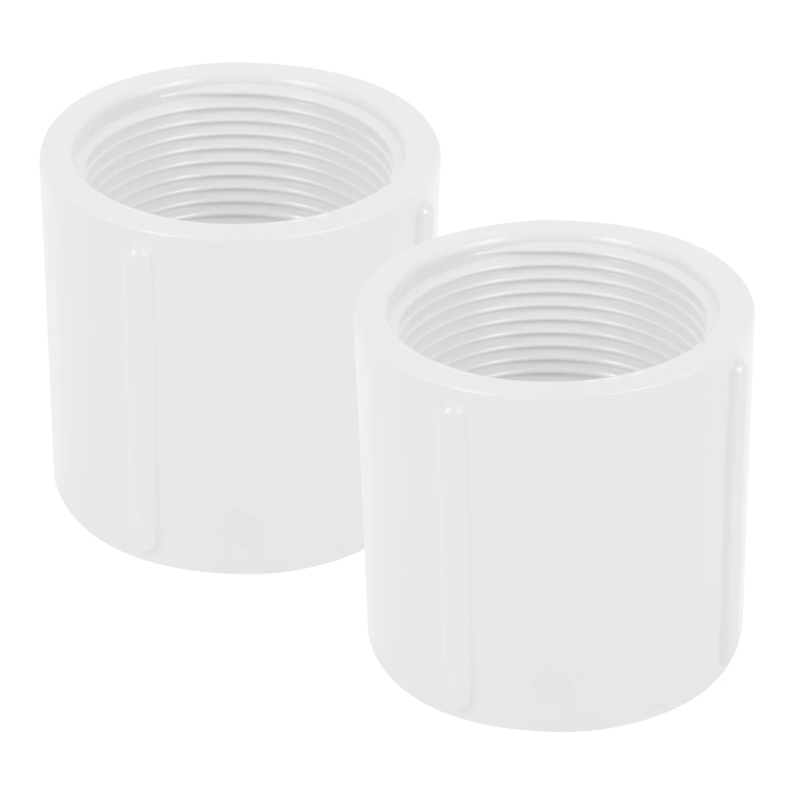 2pcs 1-1/2 Inch Full Threaded Joint PVC Pipe Fittings Coupling Connector for Water Supply Agricultural Irrigation Durable
2pcs 1-1/2 Inch Full Threaded Joint PVC Pipe Fittings Coupling Connector for Water Supply Agricultural Irrigation Durable