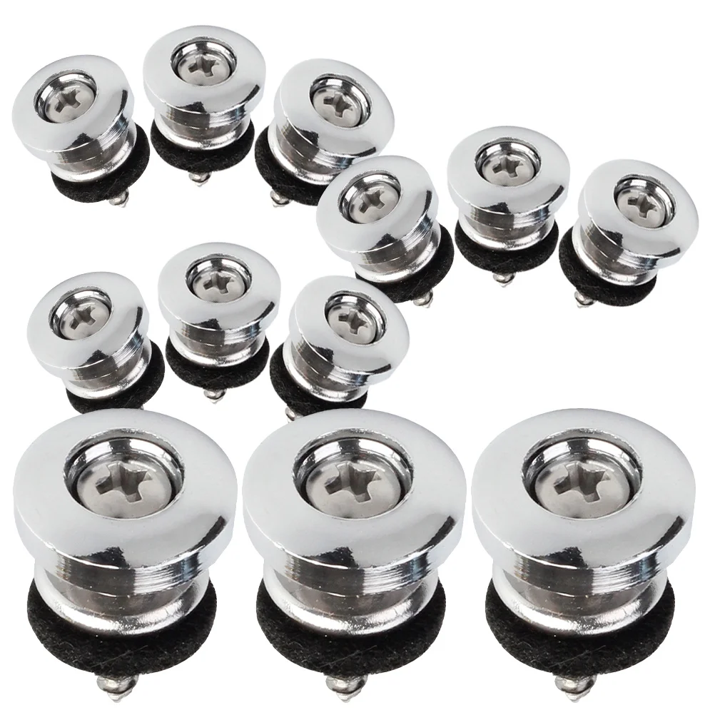 12pcs Electric Guitar Bass Strap Buttons Locks Slip Resistant Durable Materials Easy Installation Guitar Accessories
12pcs Electric Guitar Bass Strap Buttons Locks Slip Resistant Durable Materials Easy Installation Guitar Accessories