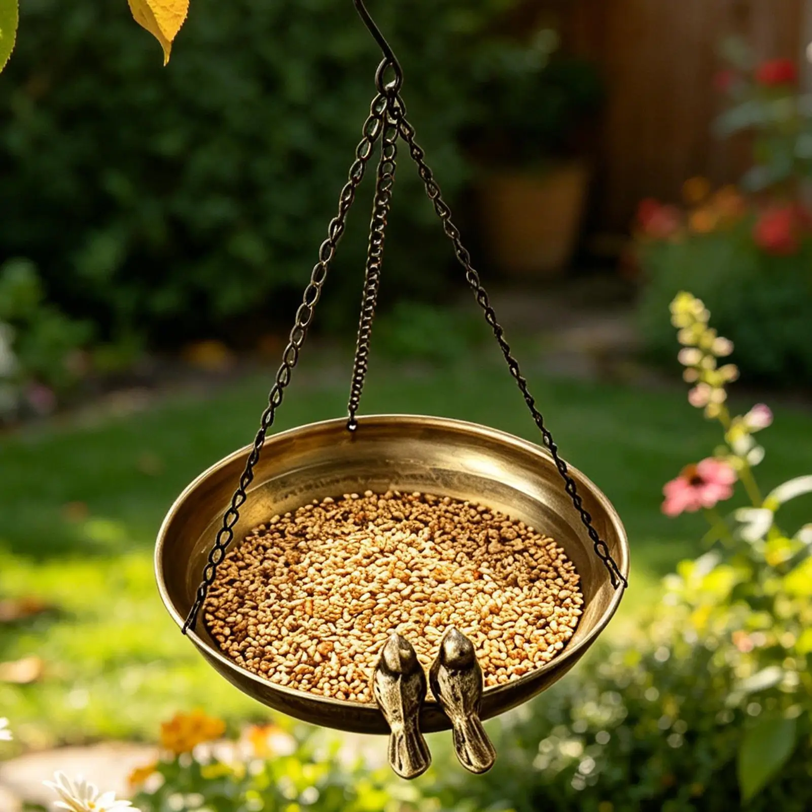 Bird Bath For Outside Metal Rustproof All-Weather Birdbath Outdoor Garden Bath Bowl Feeder For Yard Patio Deck Porch Outside
Bird Bath For Outside Metal Rustproof All-Weather Birdbath Outdoor Garden Bath Bowl Feeder For Yard Patio Deck Porch Outside