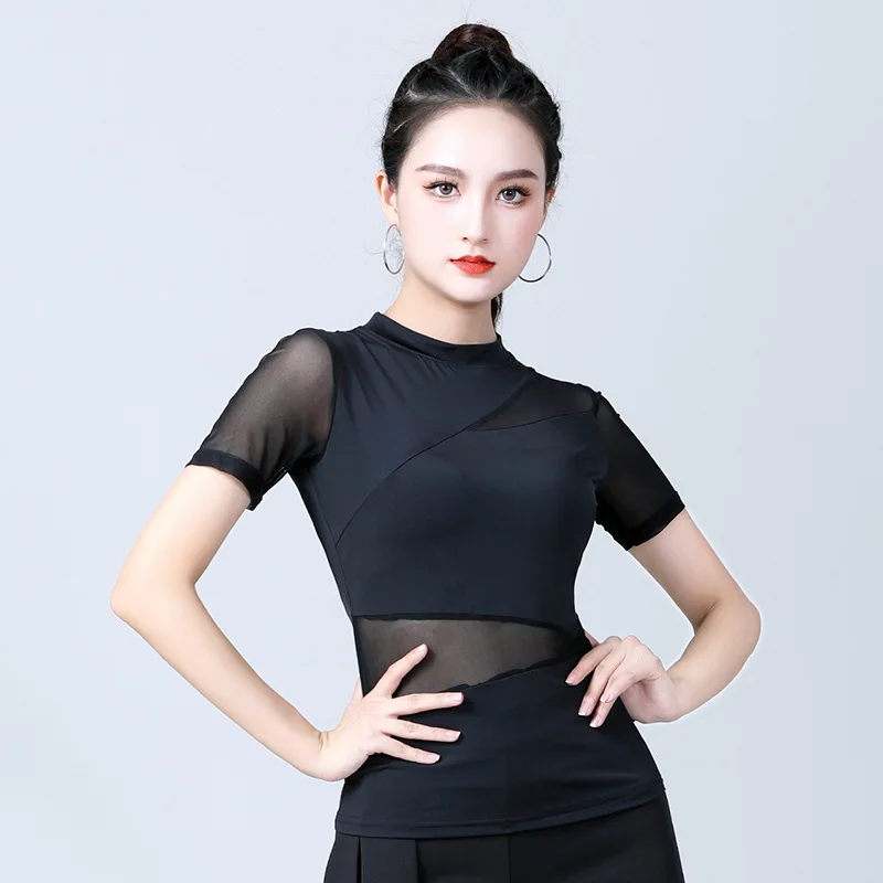 Modern Dance Attire Women's New Form Latin Dance Practice Suit Social Dance Modern Dance National Standard Dance Mesh Top Line
Modern Dance Attire Women's New Form Latin Dance Practice Suit Social Dance Modern Dance National Standard Dance Mesh Top Line
