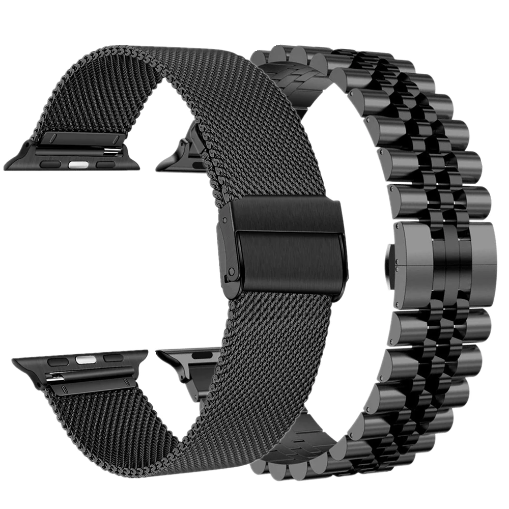 Mesh Strap for 2020 Apple Watch Series 6 Bands 44mm 40mm Business Stainless Steel Link Bracelet for iWatch SE/5/4/3 38mm 42mm
Mesh Strap for 2020 Apple Watch Series 6 Bands 44mm 40mm Business Stainless Steel Link Bracelet for iWatch SE/5/4/3 38mm 42mm