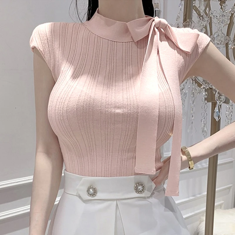 Sexy Slim Fit Women's Knitted Top with Belt Soft Breathable Casual Wear round Neck Short Sleeve Chinese Fashion 2026 Summer
Sexy Slim Fit Women's Knitted Top with Belt Soft Breathable Casual Wear round Neck Short Sleeve Chinese Fashion 2026 Summer