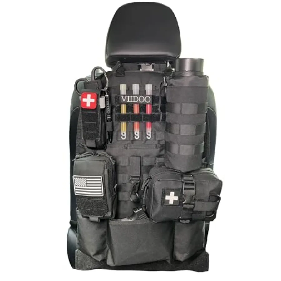 Upgrade 1000D Molle Seat Back Organizer with Pouches, Tactical Molle Vehicle Panel Car Seat Cover Protector Seat Back Organizer
Upgrade 1000D Molle Seat Back Organizer with Pouches, Tactical Molle Vehicle Panel Car Seat Cover Protector Seat Back Organizer