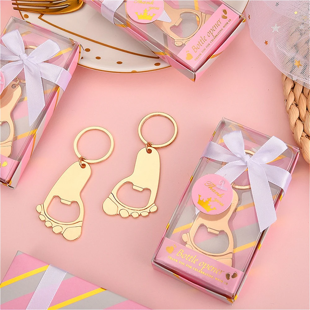 1 Piece Foot Shape Bottle Opener Keychain Baby Boy Baby Shower Gender Reveal Party 1st Birthday Party Decoration Favor Gifts
1 Piece Foot Shape Bottle Opener Keychain Baby Boy Baby Shower Gender Reveal Party 1st Birthday Party Decoration Favor Gifts