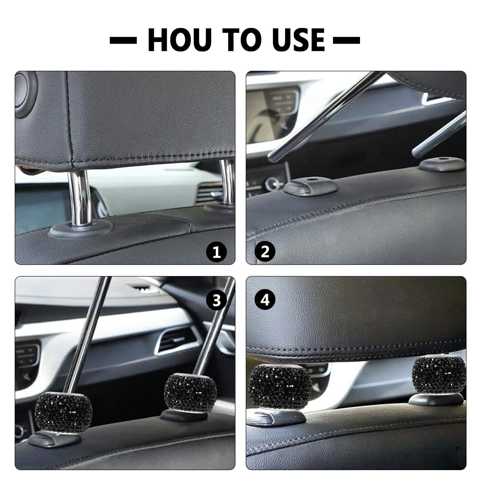 2Pcs Car Head Rest Rings Bling Rhinestone Diamond Easy Install Luxury Car Interior Decoration Headrest Crystal Diamond Rings
2Pcs Car Head Rest Rings Bling Rhinestone Diamond Easy Install Luxury Car Interior Decoration Headrest Crystal Diamond Rings