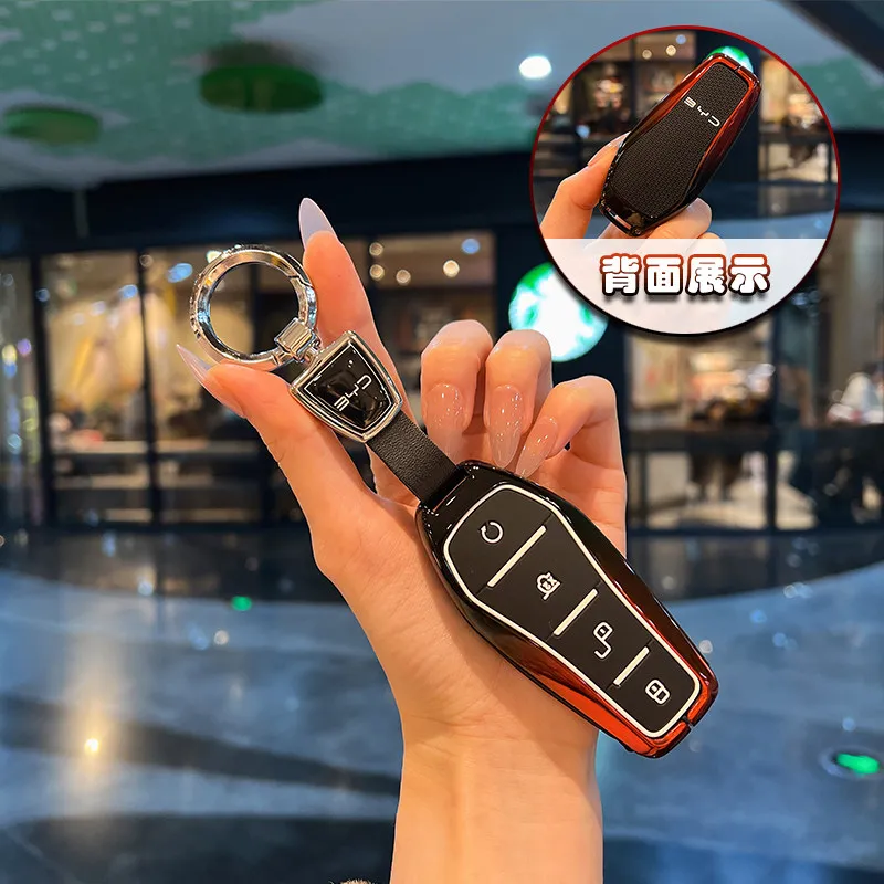 Key Case Cover for BYD Song Plus Atto 3 Han EV Tang DM Qin Seal Dolphin Leather Metal Remote Fob Holder Keychain Car Accessories
Key Case Cover for BYD Song Plus Atto 3 Han EV Tang DM Qin Seal Dolphin Leather Metal Remote Fob Holder Keychain Car Accessories