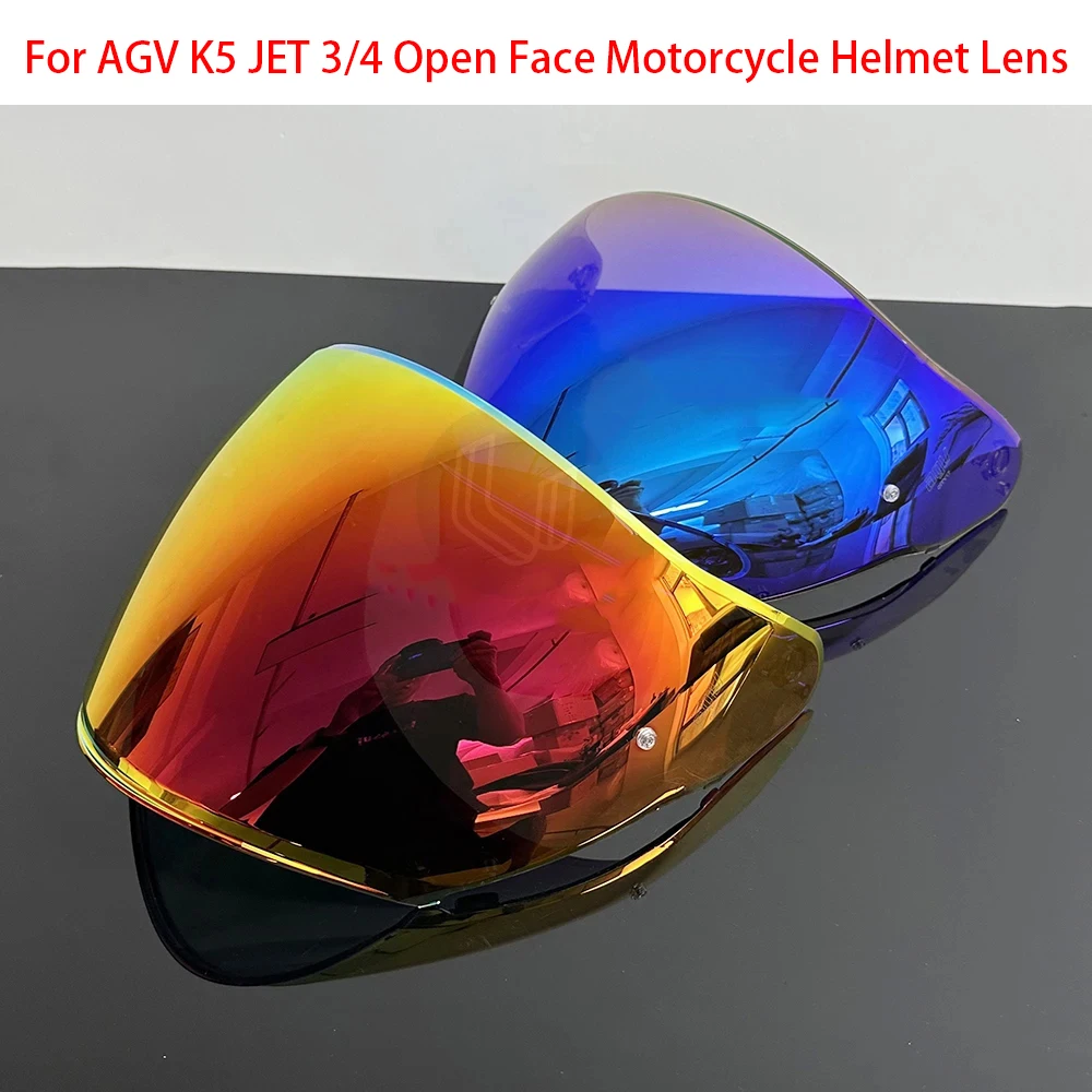 For AGV K5 JET 3/4 Open Face Motorcycle Helmet Lens Visor Plating Uv Protection Lens Helmets Visor
For AGV K5 JET 3/4 Open Face Motorcycle Helmet Lens Visor Plating Uv Protection Lens Helmets Visor