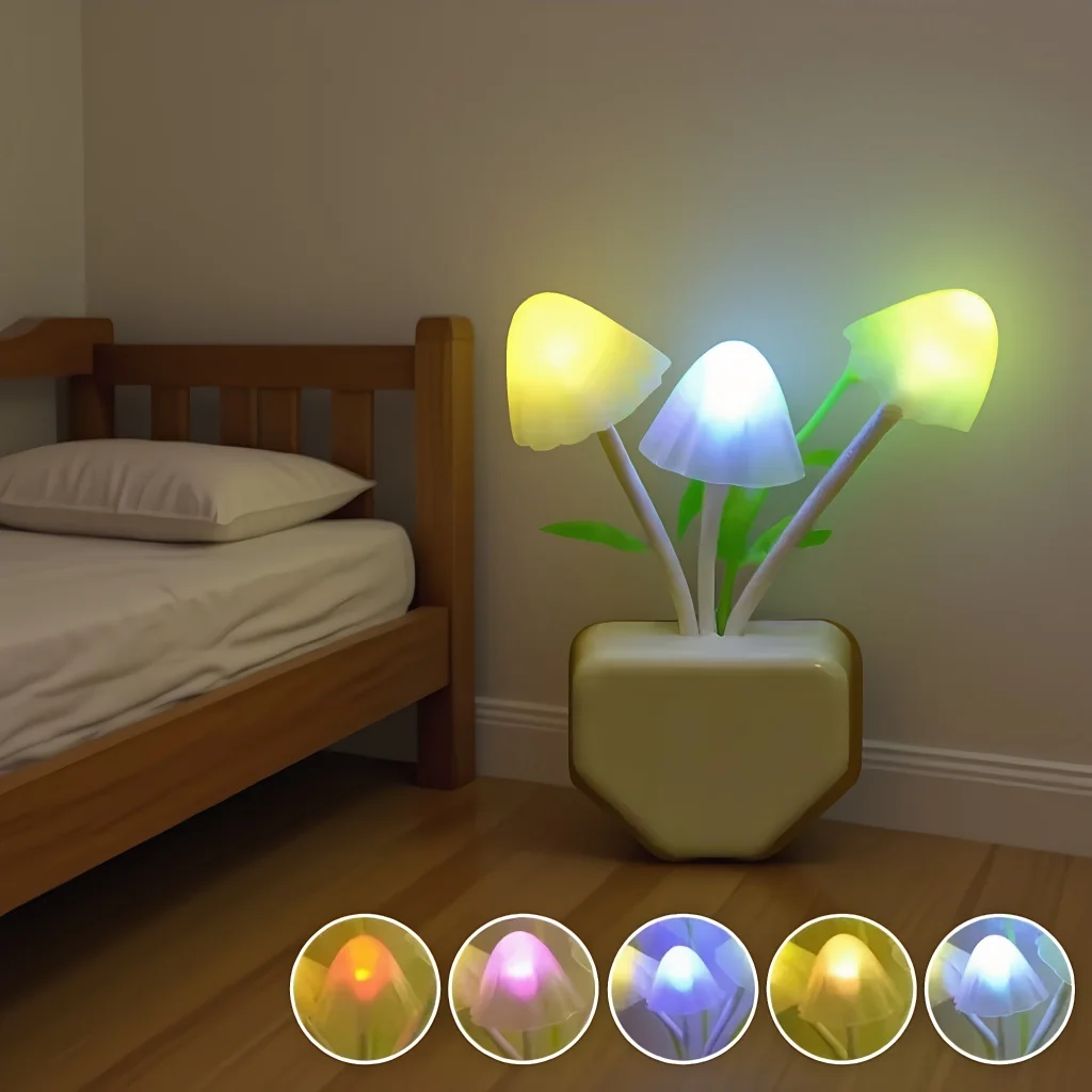 Энергосберегающий интеллектуальный светодиодный грибной ночник - автоматическое включение/выключение, античный элегантный декор с цветочным узором
Энергосберегающий интеллектуальный светодиодный грибной ночник - автоматическое включение/выключение, античный элегантный декор с цветочным узором