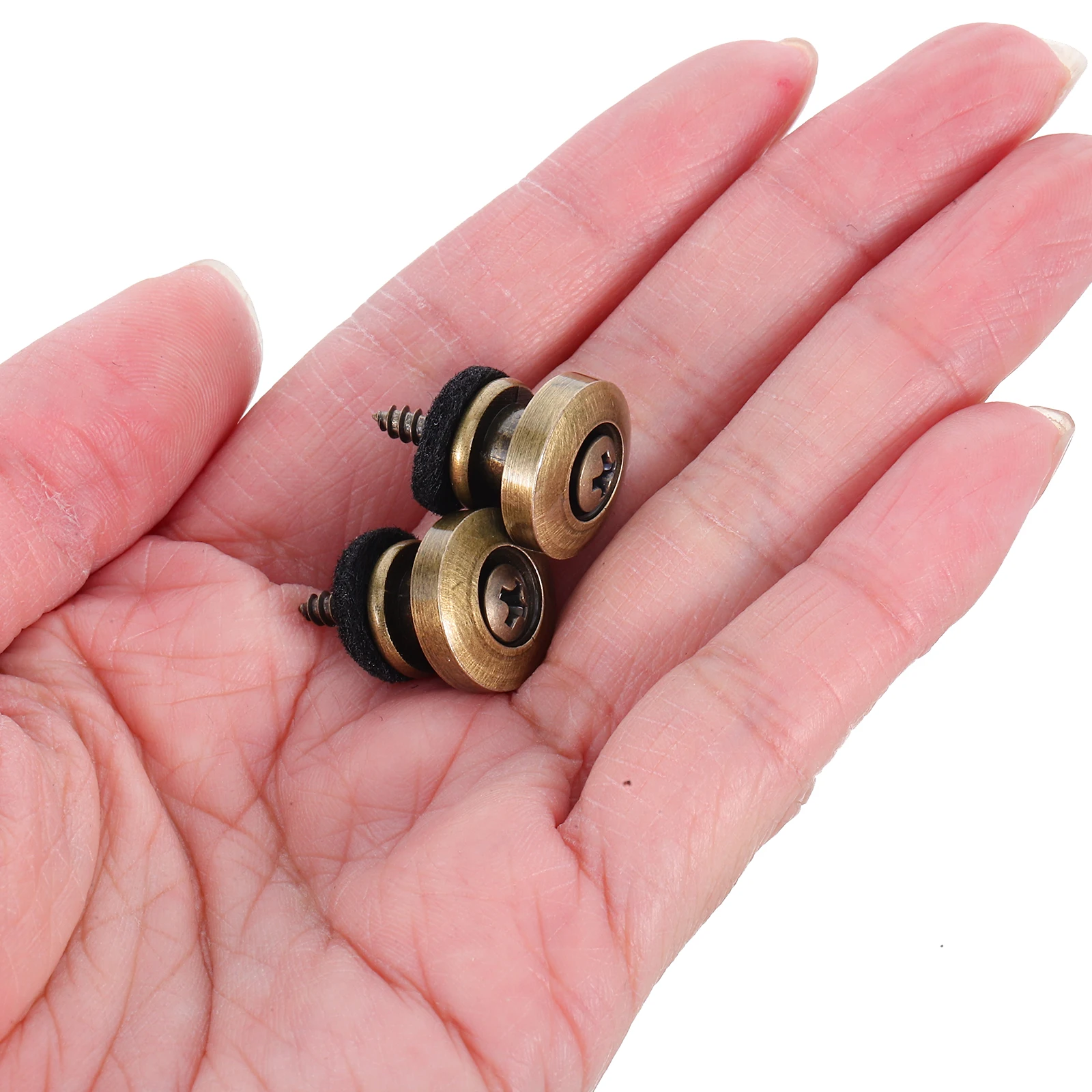 2 Pc Guitar Strap Lock Installation Locks Button Electric Screw Prevent Fall off Bronze
2 Pc Guitar Strap Lock Installation Locks Button Electric Screw Prevent Fall off Bronze