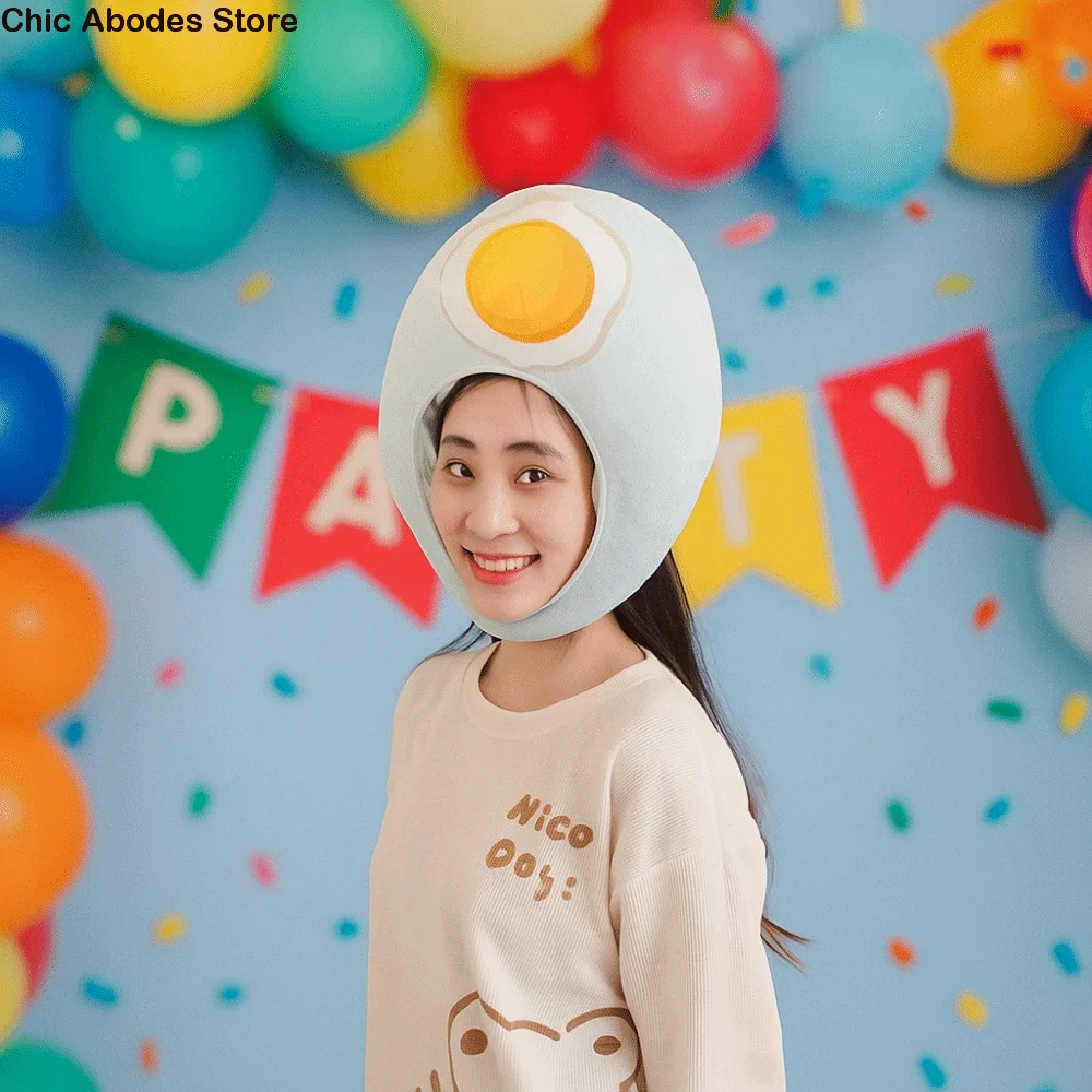 Convenient Plush Duck Egg Head Cover Unique Soft Plush Head Cover Comfortable Funny Cartoon Head Cover Performance Use
Convenient Plush Duck Egg Head Cover Unique Soft Plush Head Cover Comfortable Funny Cartoon Head Cover Performance Use