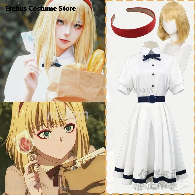 Anime Takt op.Destiny Cosplay Unmei Costume Kawaii Cute White Dress Red Headband Wigs Set For Girls Woman Game Party
Anime Takt op.Destiny Cosplay Unmei Costume Kawaii Cute White Dress Red Headband Wigs Set For Girls Woman Game Party