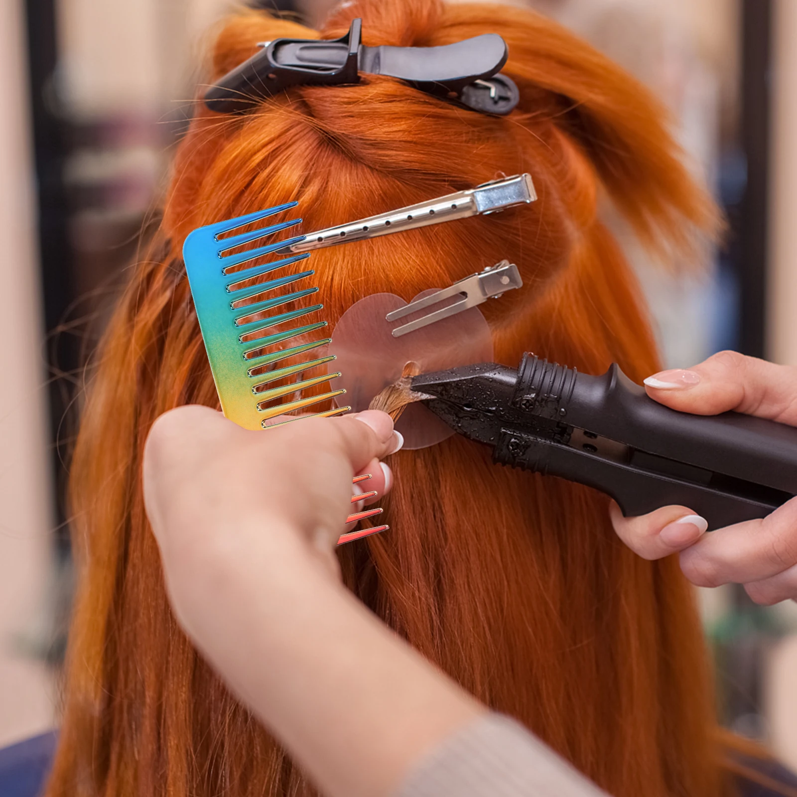 1pc Wide Teeth Comb Durable Massaging Smoothing Hairdressing Tool Portable Styling Comb For Salon Home Travel Hair Care
1pc Wide Teeth Comb Durable Massaging Smoothing Hairdressing Tool Portable Styling Comb For Salon Home Travel Hair Care