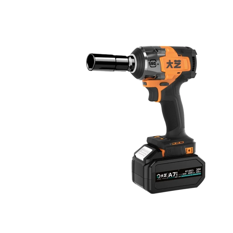 560N.m electric wrench brushless large torque impact repair special lithium battery
560N.m electric wrench brushless large torque impact repair special lithium battery