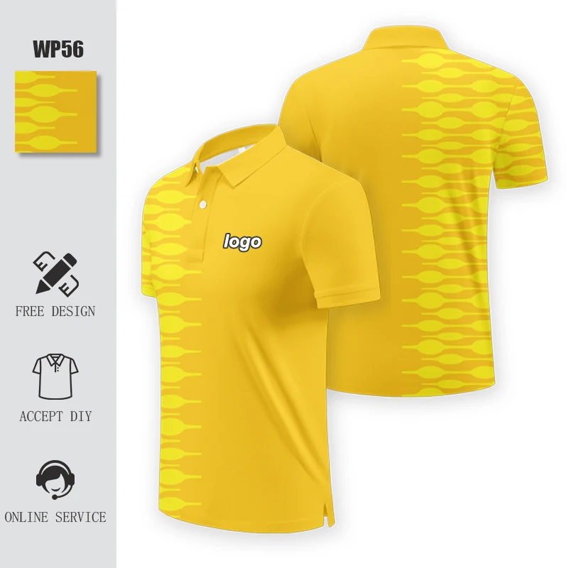 Customize Men's Polo Shirt Embroidered Logo Print Adults Comfortable Breathable Golf Shirt Outdoor Quick Dry Sports Shirts WP56
Customize Men's Polo Shirt Embroidered Logo Print Adults Comfortable Breathable Golf Shirt Outdoor Quick Dry Sports Shirts WP56