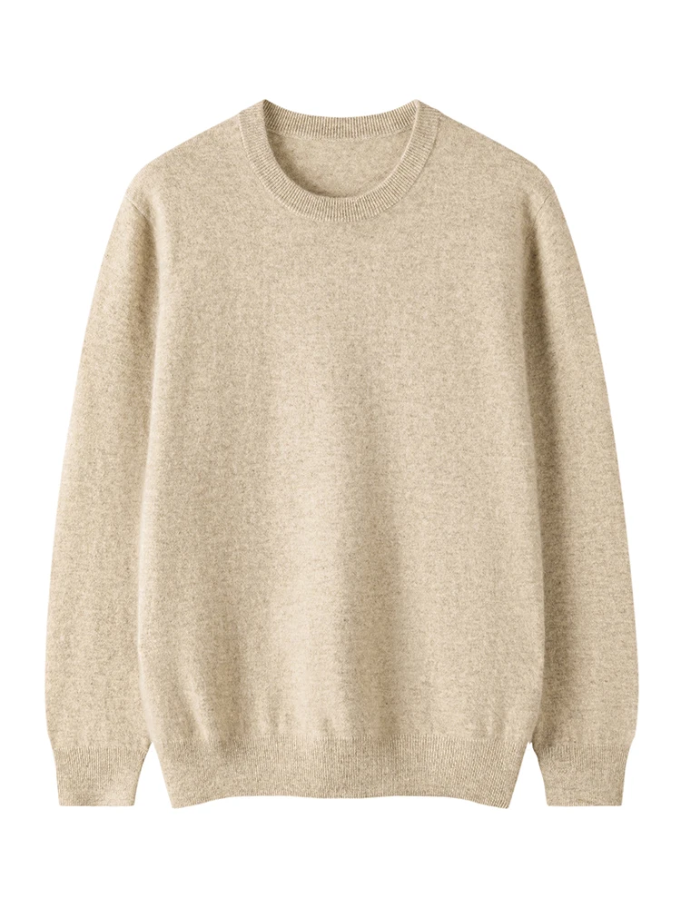 Autumn Winter Men's O-neck Pullover Thick 100% Cashmere Sweater Smart Casual Loose Knitwear Basic Style Clothes Fashion New Tops
Autumn Winter Men's O-neck Pullover Thick 100% Cashmere Sweater Smart Casual Loose Knitwear Basic Style Clothes Fashion New Tops