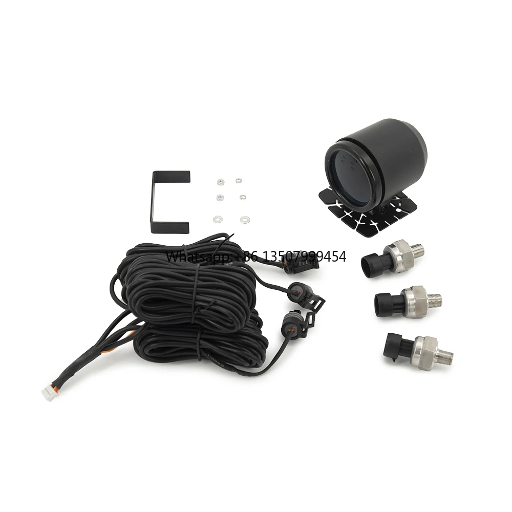 52mm Three Display Air Suspension Pressure Gauge Meter Air Ride Gauge With 3pcs 1/8NPT Sensors and Swivel Mount Holder
52mm Three Display Air Suspension Pressure Gauge Meter Air Ride Gauge With 3pcs 1/8NPT Sensors and Swivel Mount Holder