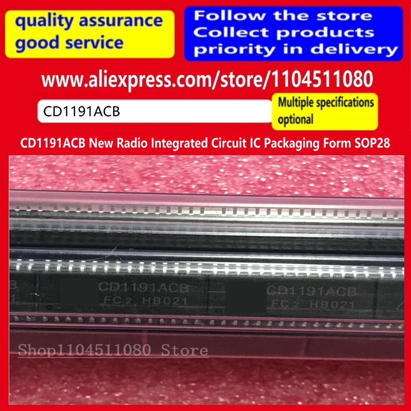 5PCS/ CD1191ACB New Radio Integrated Circuit IC Packaging Form SOP28
5PCS/ CD1191ACB New Radio Integrated Circuit IC Packaging Form SOP28