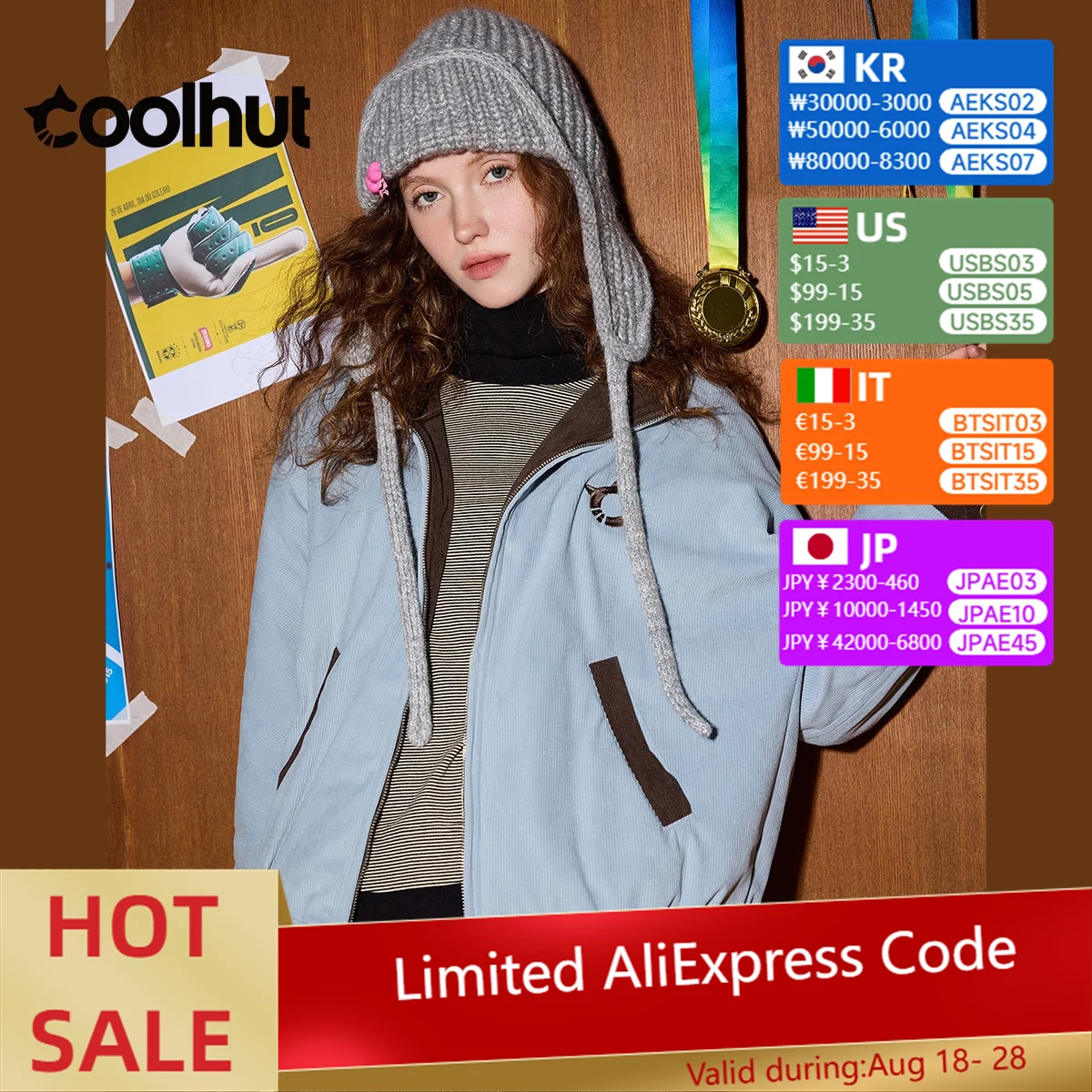 COOLHUT Women's 2025 Vintage Baseball Jacket Color Block Loose Fit American Retro Spring Casual Outerwear Fashion Streetwear
COOLHUT Women's 2025 Vintage Baseball Jacket Color Block Loose Fit American Retro Spring Casual Outerwear Fashion Streetwear