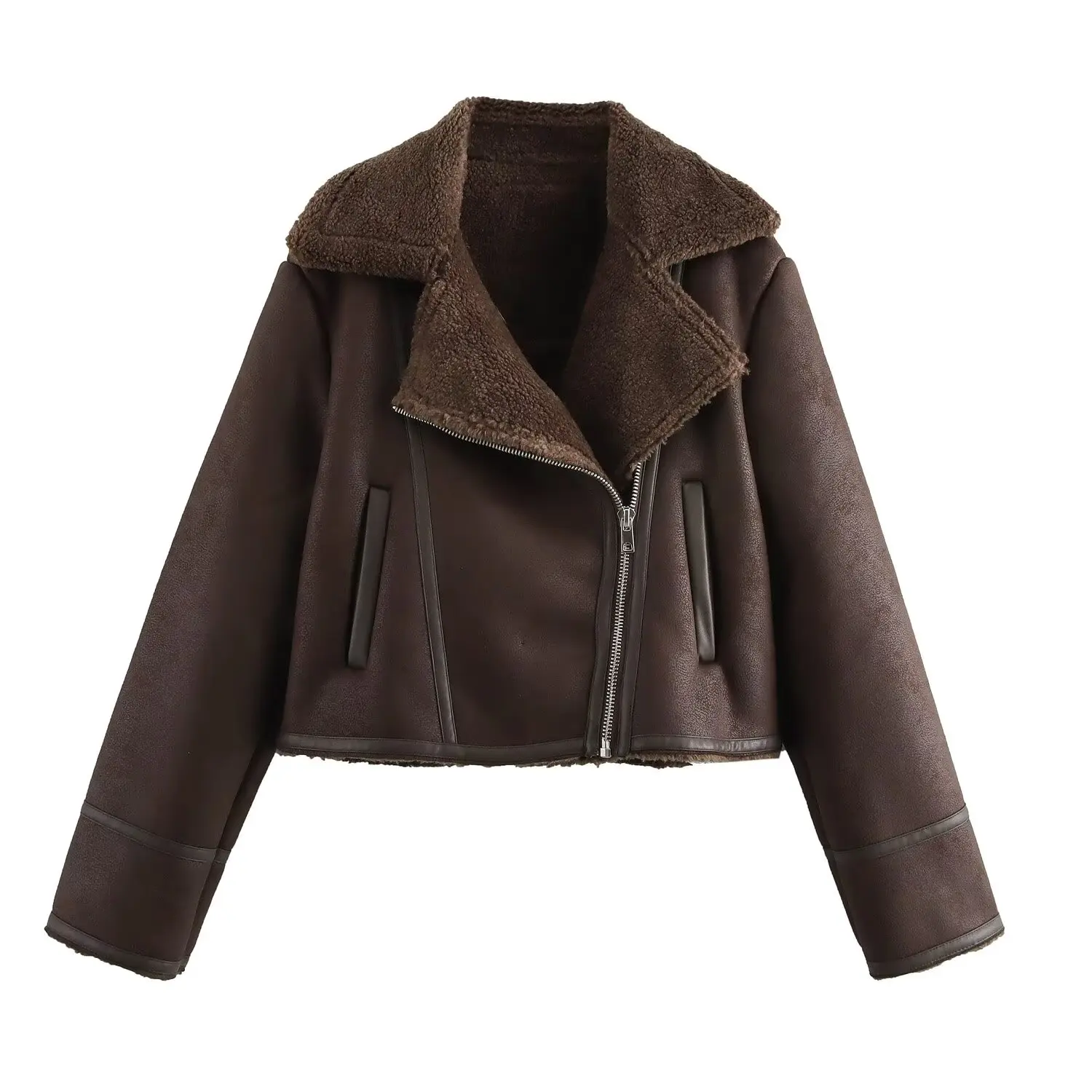 TAOP&ZA Women's 2024 Winter New French Fashion Simple Versatile Double-sided Short Jacket 8741270
TAOP&ZA Women's 2024 Winter New French Fashion Simple Versatile Double-sided Short Jacket 8741270