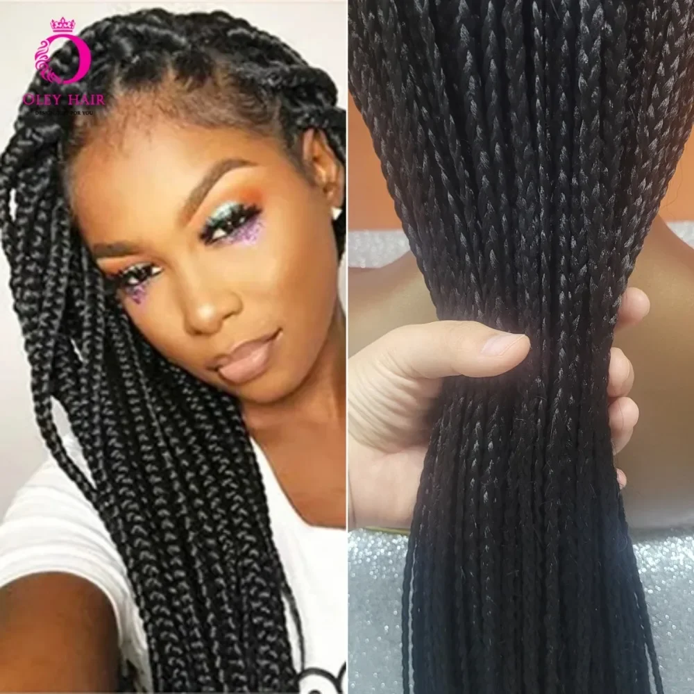 OLEY Cornrow Braids Lace Wigs Daily Use Black Synthetic Full Lace Wigs with Baby Hair Heat Resistant Glueless Ventilate Cosplay
OLEY Cornrow Braids Lace Wigs Daily Use Black Synthetic Full Lace Wigs with Baby Hair Heat Resistant Glueless Ventilate Cosplay