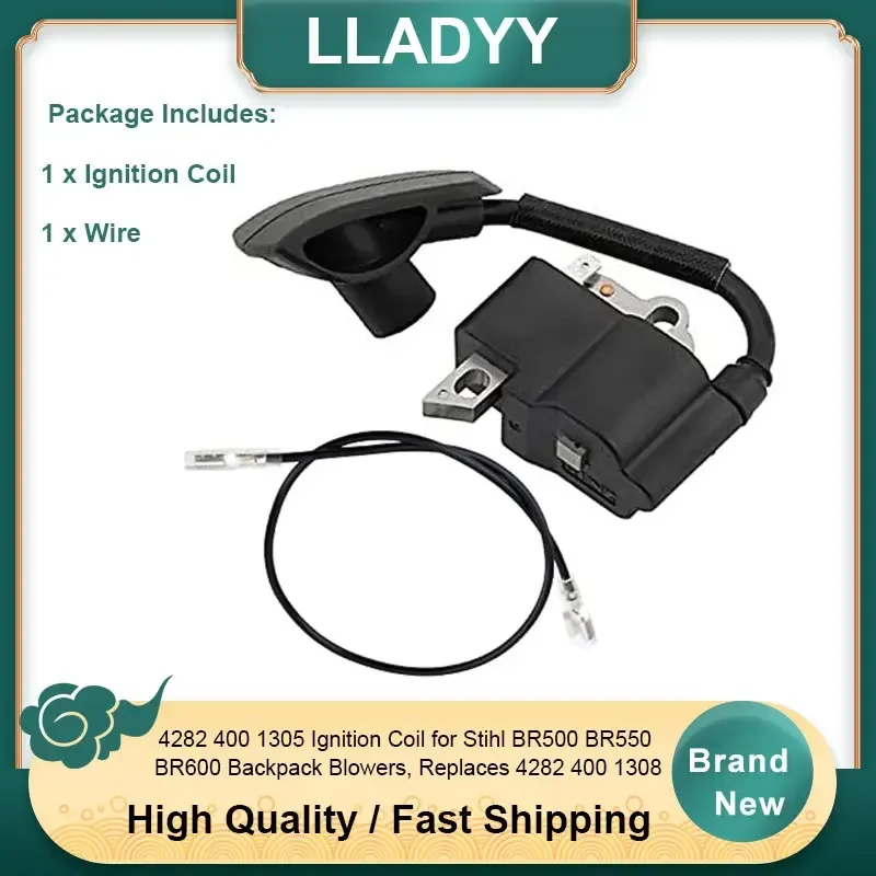 4282 400 1305 Катушка зажигания для рюкзаковых воздуходувок Stihl BR500 BR550 BR600, заменяет 4282 400 1308
4282 400 1305 Катушка зажигания для рюкзаковых воздуходувок Stihl BR500 BR550 BR600, заменяет 4282 400 1308