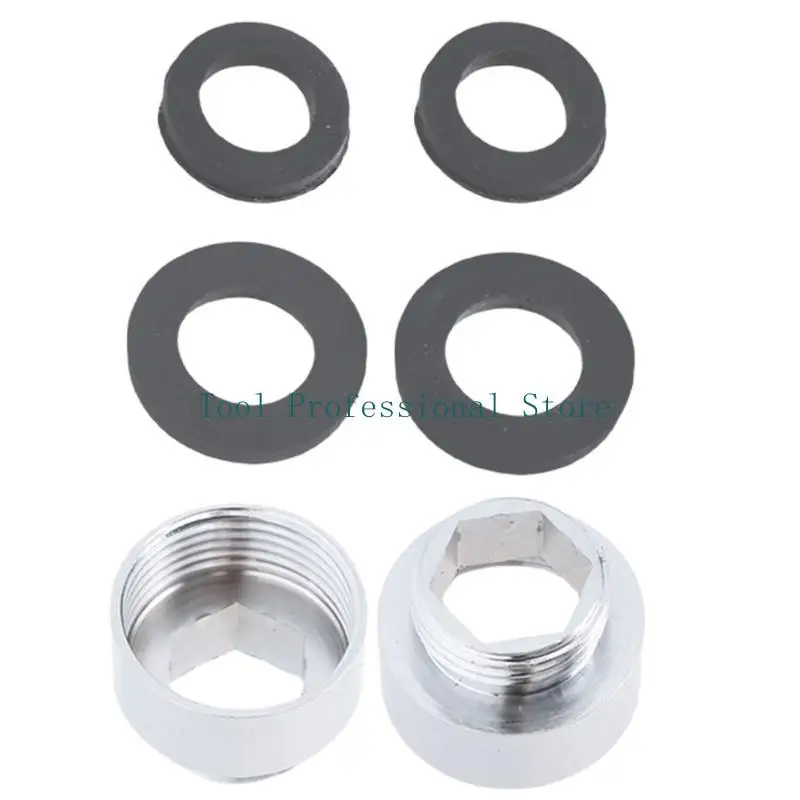 57QF 2Pcs Kitchen Tap Connector Stainless Steels Faucet Adaptor Tap Fittings Connector for Garden Hoses Water Filter Enduring
57QF 2Pcs Kitchen Tap Connector Stainless Steels Faucet Adaptor Tap Fittings Connector for Garden Hoses Water Filter Enduring