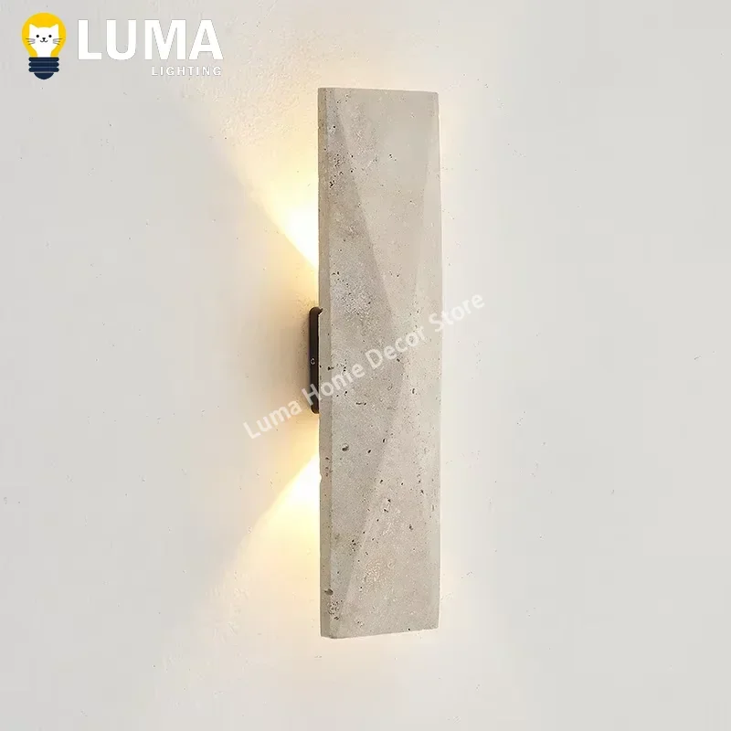 Luma Wabi-Sabi Style Wall Lamp, Yellow Travertine Waterproof Wall Light for Livingroom Bedroom Outdoor Courtyard Garden Lighting
Luma Wabi-Sabi Style Wall Lamp, Yellow Travertine Waterproof Wall Light for Livingroom Bedroom Outdoor Courtyard Garden Lighting