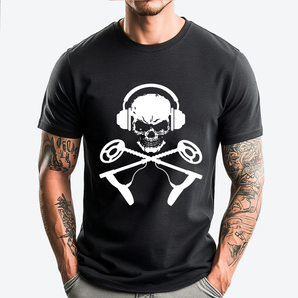 Skull And Metal Detector Cross Bones Metal Detecting Green And White T Shirt Cheap Man Tops Tees White Tee Men's Shirts Korean
Skull And Metal Detector Cross Bones Metal Detecting Green And White T Shirt Cheap Man Tops Tees White Tee Men's Shirts Korean