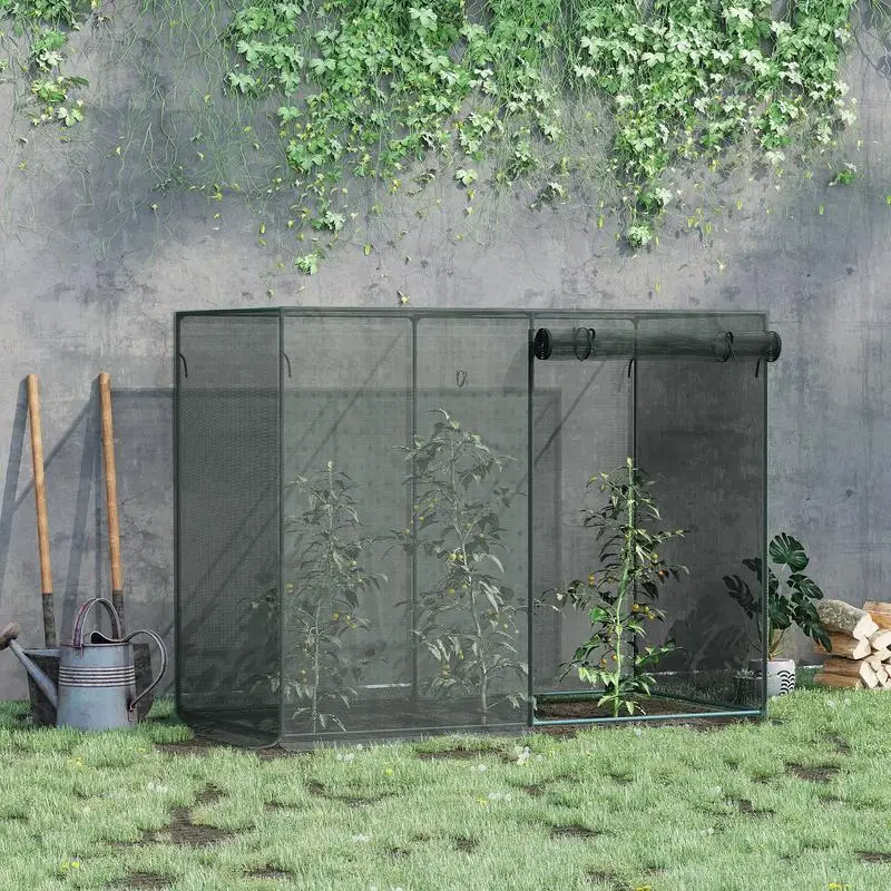 Outsunny 6 x 3ft Crop Cages for Garden, Plant Protectors from Animals, Storage Bag and 6 Ground Stakes, Black
Outsunny 6 x 3ft Crop Cages for Garden, Plant Protectors from Animals, Storage Bag and 6 Ground Stakes, Black