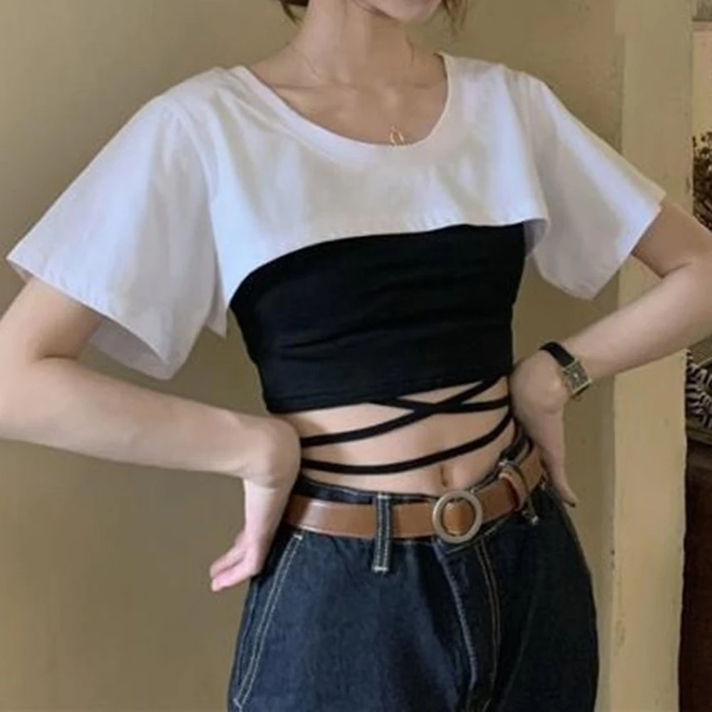 Women's Lightweight Round Neck Short Sleeve Pullover Top Made of 95% Polyester 5% Spandex for Breathable Daily Wear
Women's Lightweight Round Neck Short Sleeve Pullover Top Made of 95% Polyester 5% Spandex for Breathable Daily Wear