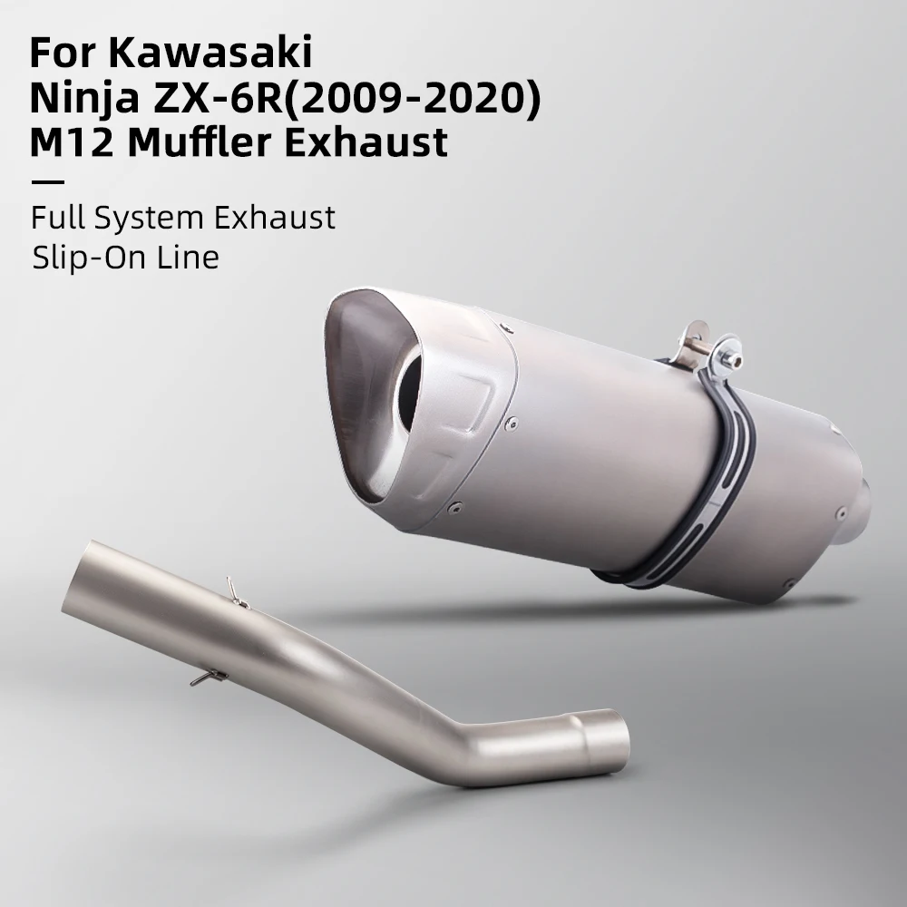 Slip on For ZX6R 636 2009-2020 Motorcycle Racing Performance Exhaust Racing Line Original Location Motorcycle Muffler
Slip on For ZX6R 636 2009-2020 Motorcycle Racing Performance Exhaust Racing Line Original Location Motorcycle Muffler