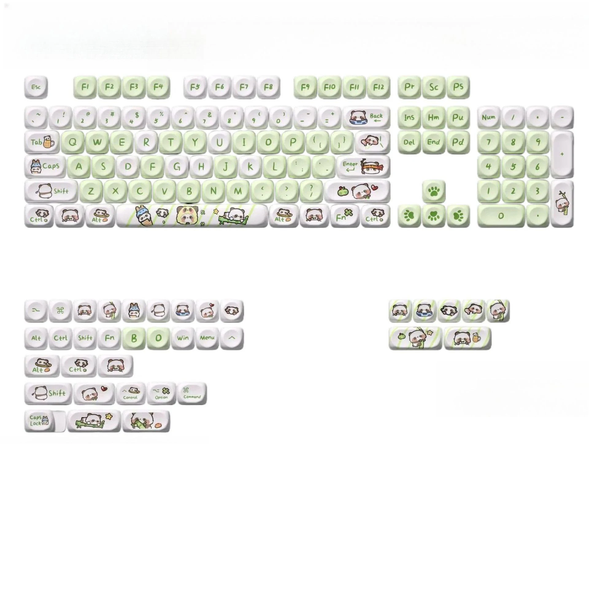 Cute green panda keycap cartoon high-value girl cute DIY cross shaft suitable for computer accessories
Cute green panda keycap cartoon high-value girl cute DIY cross shaft suitable for computer accessories