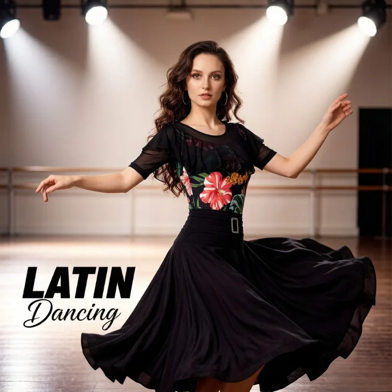 Women Plus Size S-5XL Latin Dance Top Mesh Ruffle Half Sleeve Bodysuit Modern Ballroom Tango Practice Leotard Regular Fit
Women Plus Size S-5XL Latin Dance Top Mesh Ruffle Half Sleeve Bodysuit Modern Ballroom Tango Practice Leotard Regular Fit