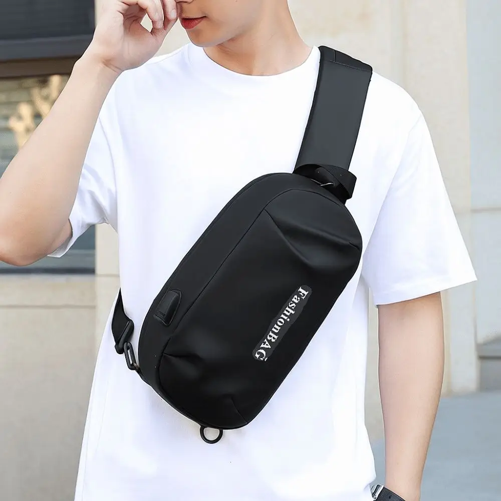 PU Men's Chest Bag Large Capacity Solid Color Sling Shoulder Bag Adjustable Strap Multifunctional Male Crossbody Bag Male
PU Men's Chest Bag Large Capacity Solid Color Sling Shoulder Bag Adjustable Strap Multifunctional Male Crossbody Bag Male