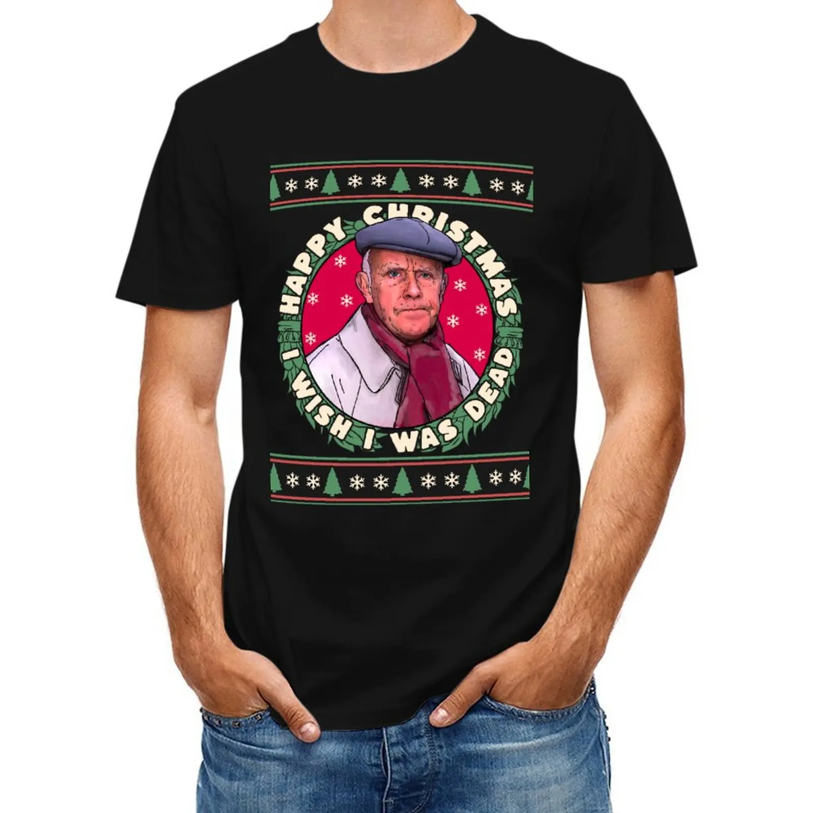 Victor Meldrew Happy Christmas Waiting for God Sweater T-Shirt Funny t-shirt T-shirts man T-shirt men
Victor Meldrew Happy Christmas Waiting for God Sweater T-Shirt Funny t-shirt T-shirts man T-shirt men