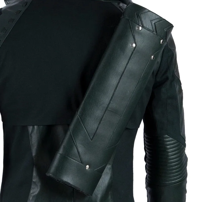25COSGreen Arrow Cosplay Costume Oliver Queen Outfit Full Set With Quiver Luxious Faux Leather Battle Suit for Halloween Any Siz
25COSGreen Arrow Cosplay Costume Oliver Queen Outfit Full Set With Quiver Luxious Faux Leather Battle Suit for Halloween Any Siz