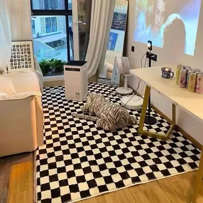 Retro Green Checkerboard Carpet, Large Area Rugs, Living Room, Bedroom, Bedside Rug, Study, Balcony, Thickened, Non-slip Mat
Retro Green Checkerboard Carpet, Large Area Rugs, Living Room, Bedroom, Bedside Rug, Study, Balcony, Thickened, Non-slip Mat