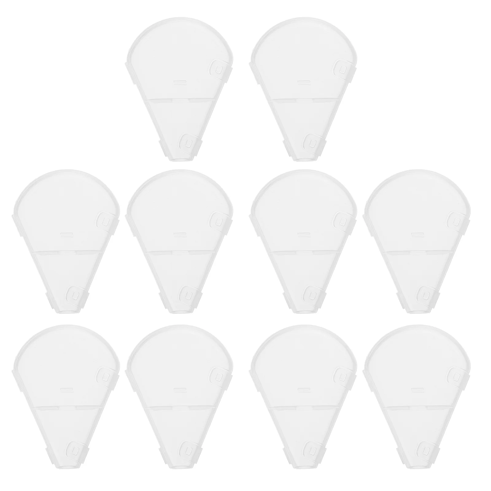 10pcs Highlight Brush Protector Fan Shape Bristle Cover Travel Makeup Guard Plastic Reusable Saves Space Keeps Clean Prolongs
10pcs Highlight Brush Protector Fan Shape Bristle Cover Travel Makeup Guard Plastic Reusable Saves Space Keeps Clean Prolongs