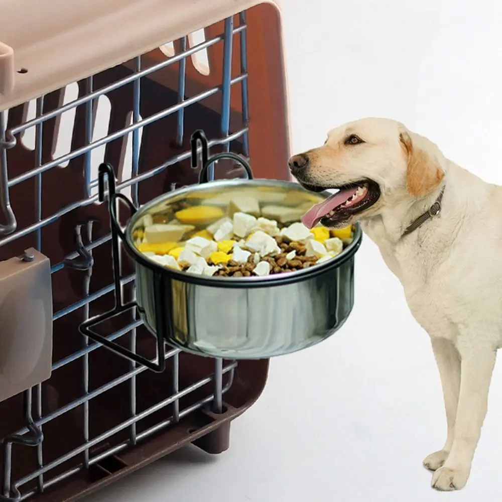 Stainless Steel Pet Food Bowl Fixed Anti Tipping Pet Feeding Bowl Large Capacity Detachable Dog Cats Hanging Bowl for Home
Stainless Steel Pet Food Bowl Fixed Anti Tipping Pet Feeding Bowl Large Capacity Detachable Dog Cats Hanging Bowl for Home