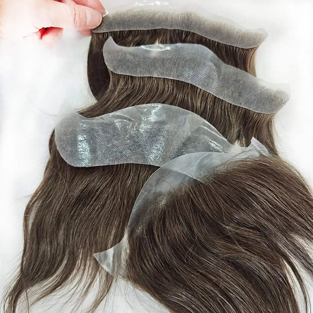 1.57x7.08inch Frontal Toupee Natural Hairline 100%Human Hair Full PU Thin Skin Hairpiece Male Wigs for Men Middle Brown 4# Color
1.57x7.08inch Frontal Toupee Natural Hairline 100%Human Hair Full PU Thin Skin Hairpiece Male Wigs for Men Middle Brown 4# Color