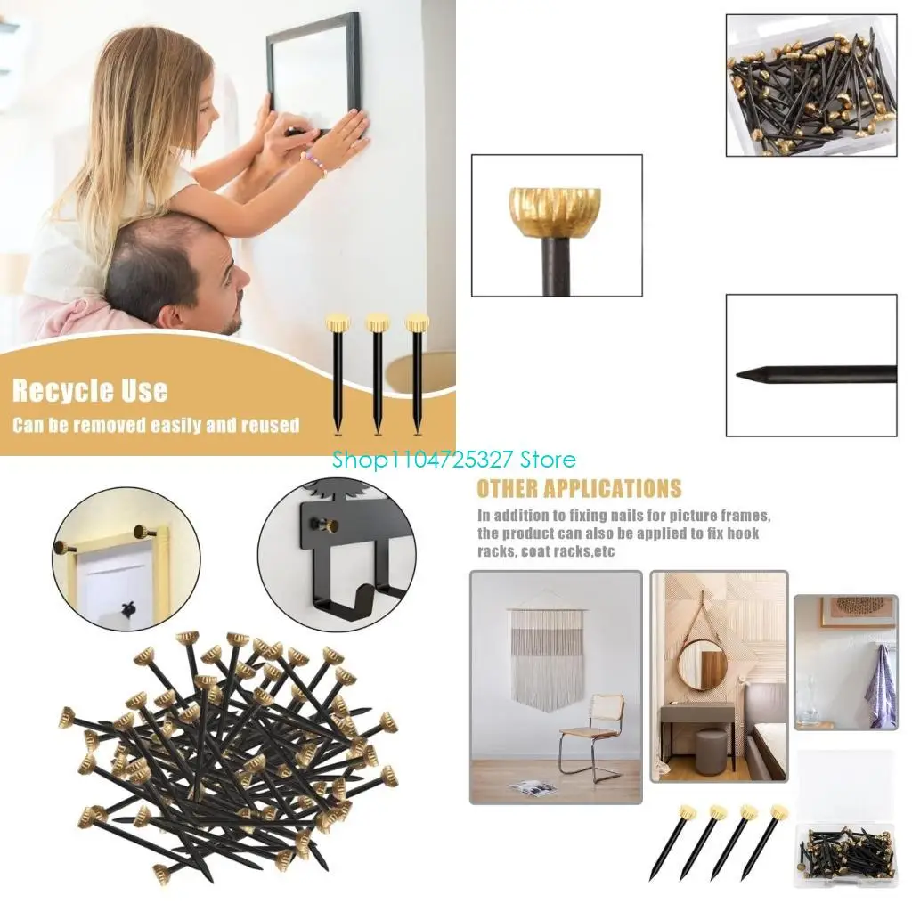 D8KF Half-round Head Nails Strong & Decorative for Picture Frames Easy Installation
D8KF Half-round Head Nails Strong & Decorative for Picture Frames Easy Installation
