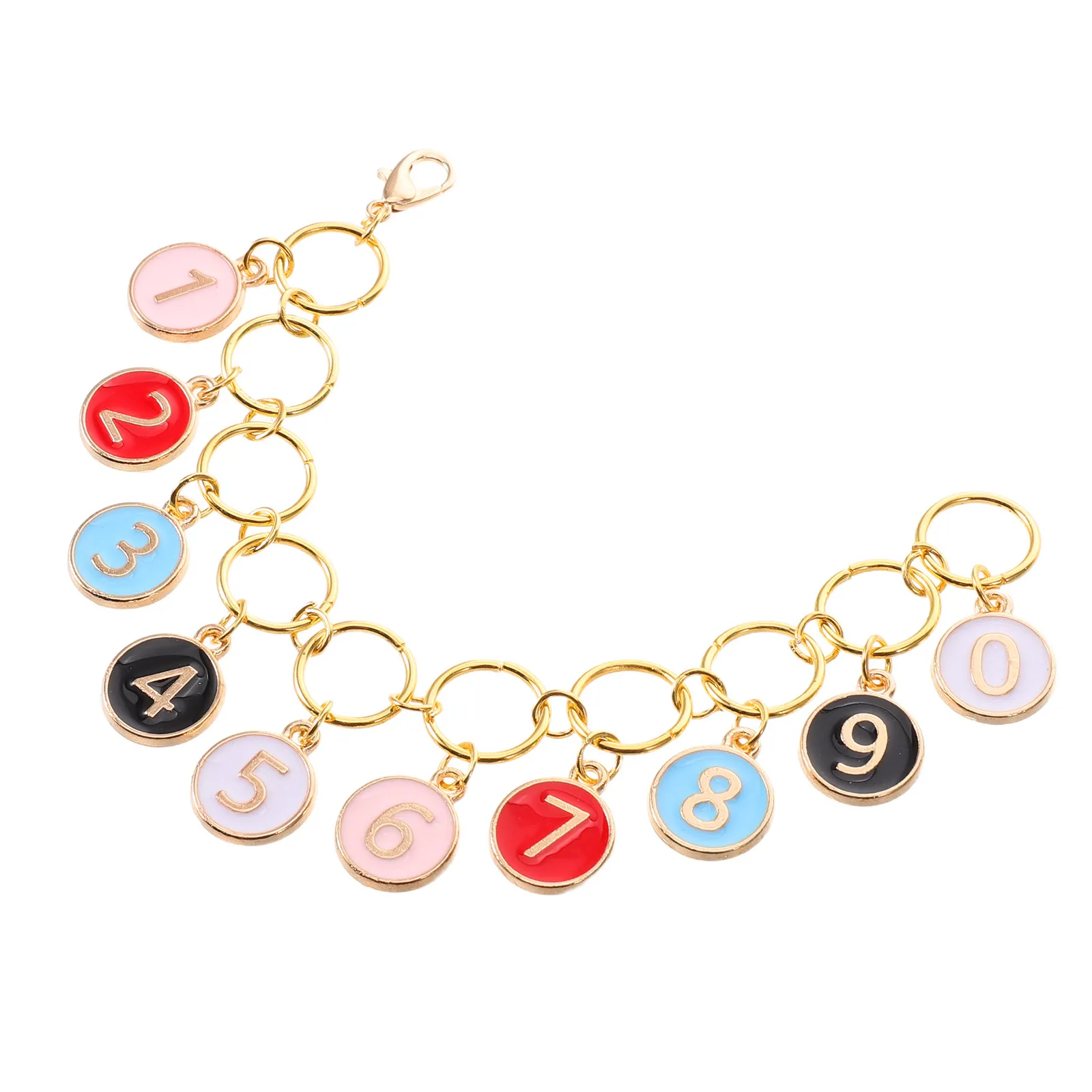 10Pcs Number Stitch Marker Charms Crochet Row Counter Locking Non-Snag Knitting Accessories for DIY Craft Sewing Knitting
10Pcs Number Stitch Marker Charms Crochet Row Counter Locking Non-Snag Knitting Accessories for DIY Craft Sewing Knitting