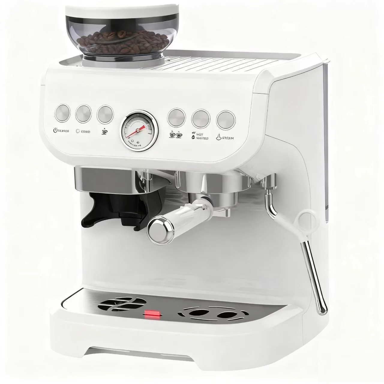 Energy Saving Semi Automatic Coffee Machine Espresso Cappuccino Latte Coffee Home Use Coffee Machines with Milk Frother
Energy Saving Semi Automatic Coffee Machine Espresso Cappuccino Latte Coffee Home Use Coffee Machines with Milk Frother